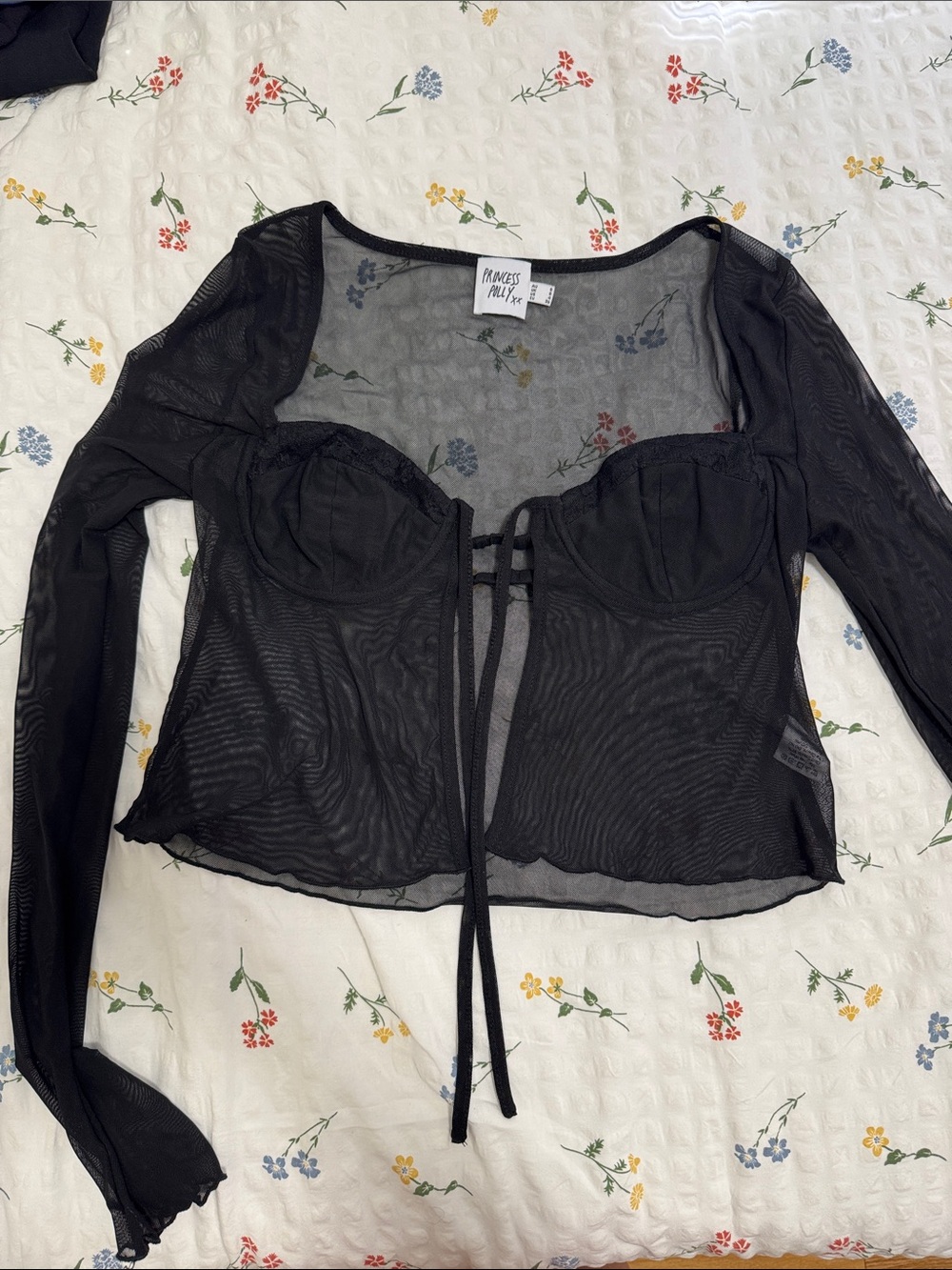 Princess Polly Going Out Mesh Top